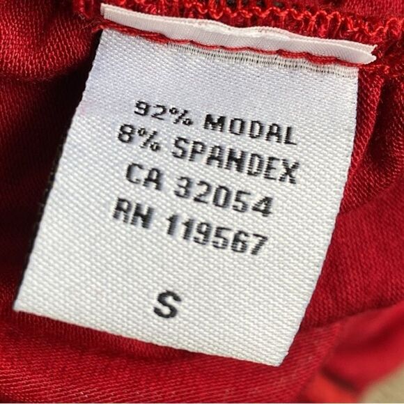 Rachel Pally Red High Neck Racerback Sleeveless Dress w Ruching on Sides - Picture 6 of 8